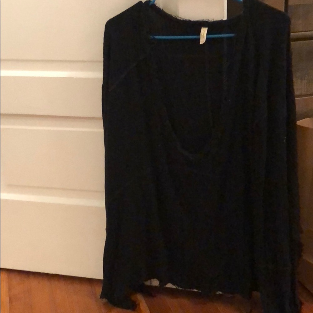 Black free people long sleeve